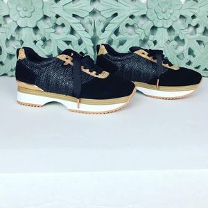 GIOSEPPO chic couture platform sneakers black 7.5